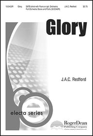 Glory SSAATTBB choral sheet music cover Thumbnail